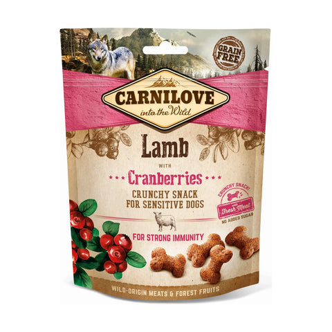 Carnilove Hund Crunchy Snack – Lamm mit Cranberries 200g