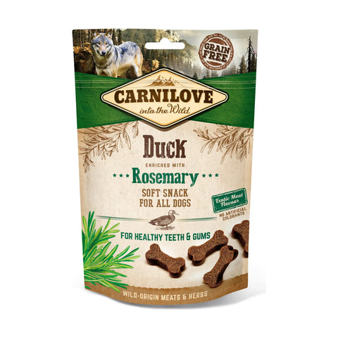Carnilove Hund Soft Snack – Ente mit Rosmarin 200g