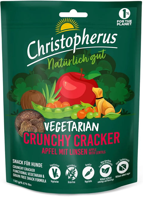 Christopherus Vegetarian - Crunchy Snack - Apfel mit Linsen 125g