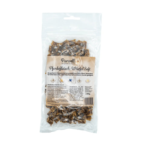 Purwell Pferdefleisch-Würfel Soft für Hunde