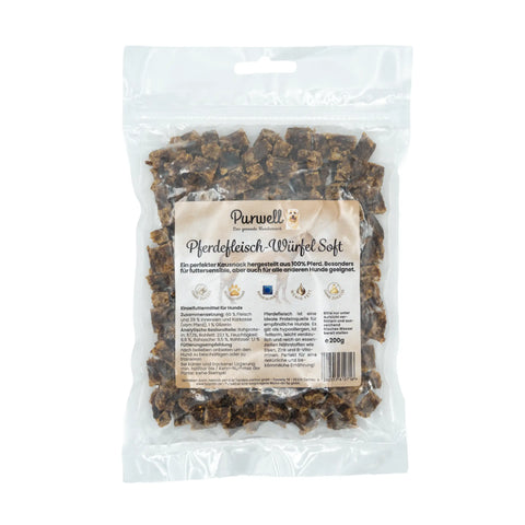 Purwell Pferdefleisch-Würfel Soft für Hunde