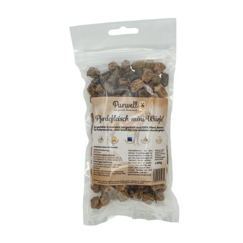 Purwell Pferdefleisch Mini-Würfel für Hunde