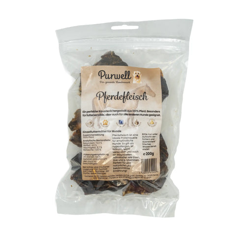 Purwell Pferdefleisch für Hunde 200g
