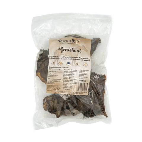 Purwell Pferdehaut für Hunde 250g