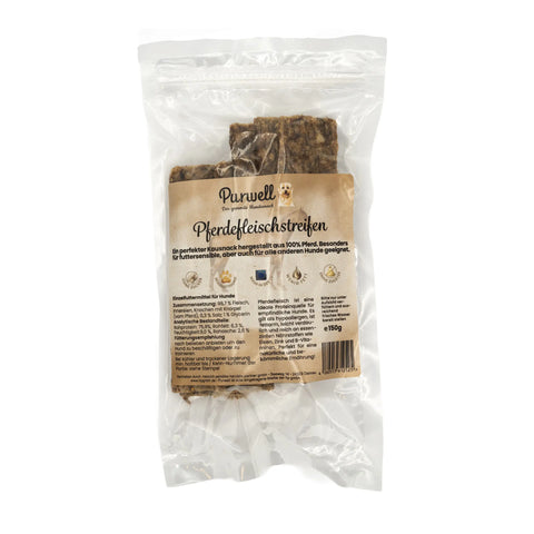Pferdefleischstreifen für Hunde 150g