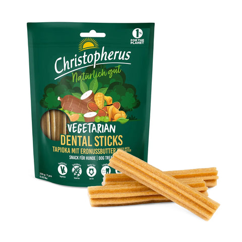 Christopherus Vegetarian - Dental Stick - Tapioca with Peanut Butter 250g