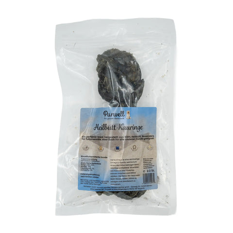 Purwell Heilbutt-Kauringe, knusprige Heilbutt-Donuts für Hunde