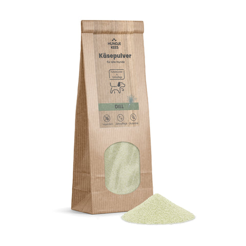 Hundje Kees Käsepulver für Hunde – Dill 70g