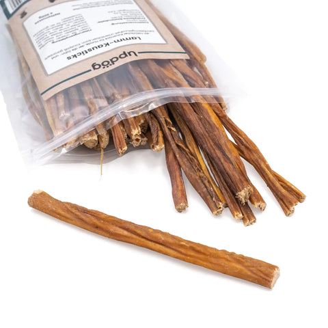 updog Lamm-Kausticks für Hunde 200g