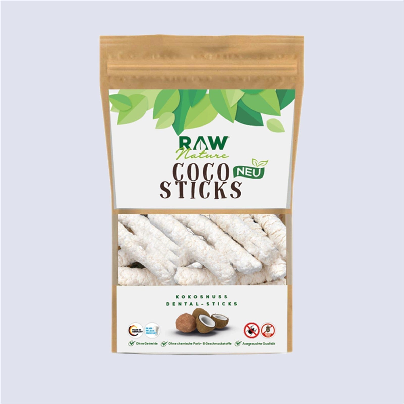 RAW Nature Dog Snack Coconut Sticks 150g