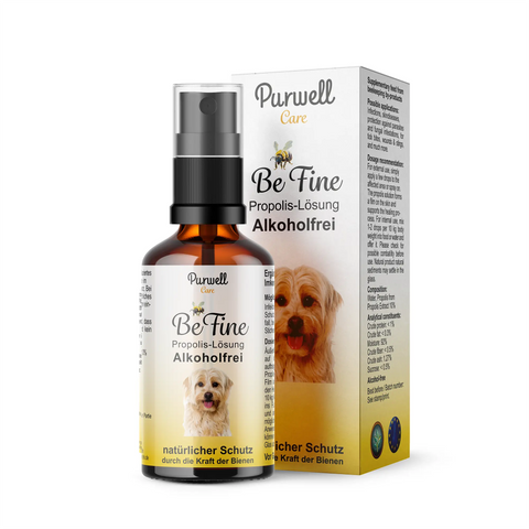 Purwell Propolis für Hunde - Alkoholfreie Lösung