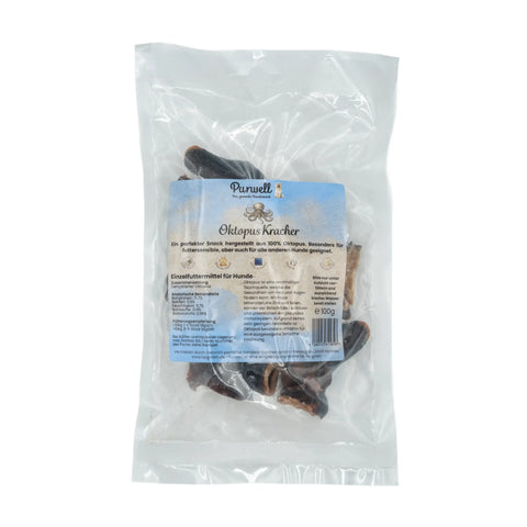 Purwell Oktopus Kracher für Hunde 100g