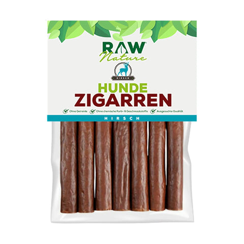 RAW Nature Hunde-Zigarren - Hirsch 170g