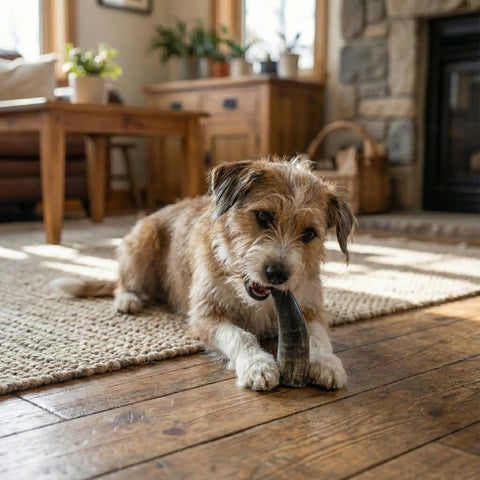 updog Natürliches Rinderhorn für Hunde