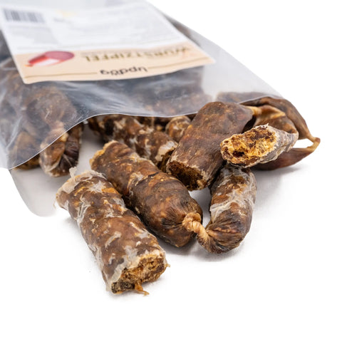 updog Wurstzipfel Wild – getrocknete Hundewurst
