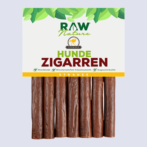 RAW Nature Hunde-Zigarre - Strauß 170g